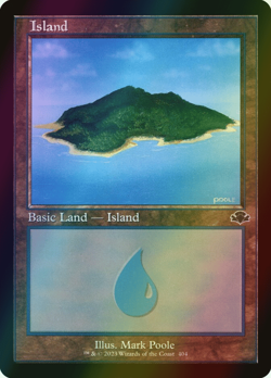MTG Island (404) Foil ** Dominaria Remastered ** English - Image 1