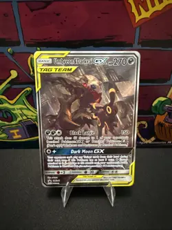 Pokemon TCG Sun & Moon Black Star Promo Umbreon & Darkrai GX SM241 - Image 1