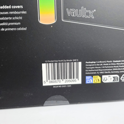 Vault X ME1 12 Pocket Binder Exo-Tec Zip Mega Evolutions 1st Edition NEW SEALED - Image 4