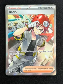 ✨ Pokemon TCG Roark 242/182 SV04: Paradox Rift Ultra Rare Holo NM - Image 1