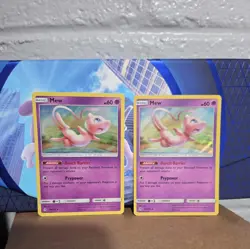 Mew 76/214 Sm-Unbroken Bonds Holo Near Mint Pokemon x2 - Image 1