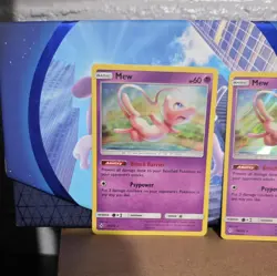 Mew 76/214 Sm-Unbroken Bonds Holo Near Mint Pokemon x2 - Image 2