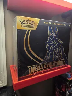 Pokemon Mega Evolution Elite Trainer Box Lucario Riolu 2022 English Sealed - Image 1