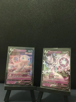 Mew and Mewtwo collection lot (7 card lot) NM, Pokemon TCG - Image 3