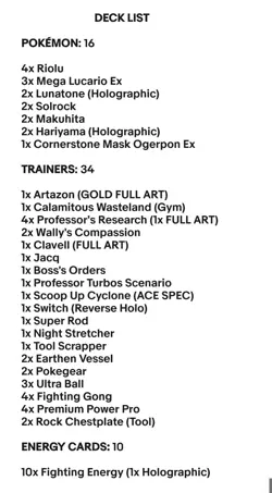 Mega Lucario Ex & Lunatone - Pokemon TCG - OutTheBoxTCG Custom Meta Decks - Image 2