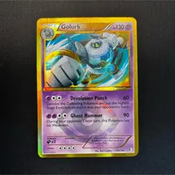 HEAVY PLAYED -Pokemon Golurk 150/149 Boundaries Crossed Secret Rare English TCG - Image 1