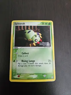 Pokemon TCG Spinarak 78/109 ex Team Rocket Returns 2004 Stamped - Image 1