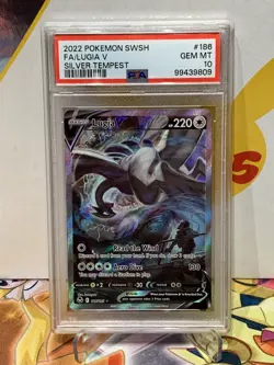 Pokemon 2022 Lugia V 186/195 Alt Art Silver Tempest GEM MINT PSA 10 - Image 3