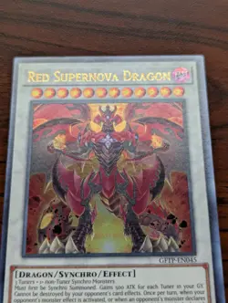Yu-Gi-Oh! Red Supernova Dragon GFTP-EN045 Ultra Rare 1st Edition NM, LP x2 - Image 5