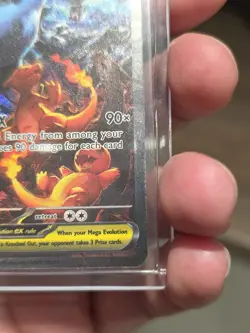 Mega Charizard X ex 125/094 Phantasmal Flames Pokemon TCG (Possible PSA 10) - Image 4