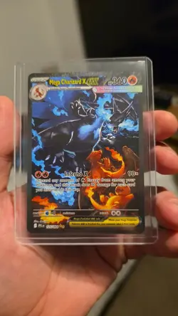 Mega Charizard X ex 125/094 Phantasmal Flames Pokemon TCG (Possible PSA 10) - Image 2