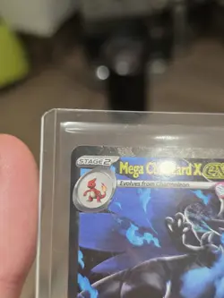 Mega Charizard X ex 125/094 Phantasmal Flames Pokemon TCG (Possible PSA 10) - Image 3