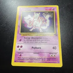 Mewtwo 3 Black Star Promo Pokemon Card - WB The First Movie Release WOTC (1999) - Image 1