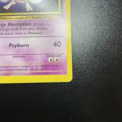 Mewtwo 3 Black Star Promo Pokemon Card - WB The First Movie Release WOTC (1999) - Image 3