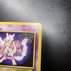 Mewtwo 3 Black Star Promo Pokemon Card - WB The First Movie Release WOTC (1999) - Image 4