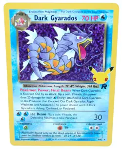 Dark Gyarados 8/82 Holo Rare Celebrations 2021 - Pokemon Card TCG (NM) - Image 1