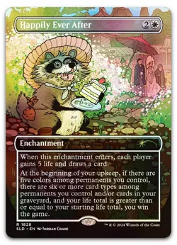 Happily Ever After (Rainbow Foil) #1828 (NM) Secret Lair Drop SLD Magic MTG - Image 1