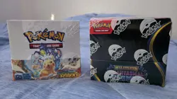 Pokemon TCG Phantasmal Flames & Surging Sparks Booster Box Factory Sealed - Image 1