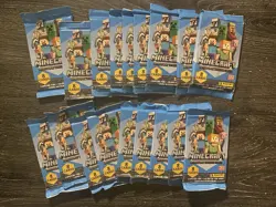 Panini 2020 Mojang Minecraft Adventure Trading Card Game 18 packs - Image 1