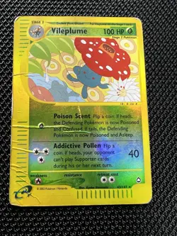 Vileplume - 43/147 - Pokemon Aquapolis Reverse Holo Rare Card HP - Image 1