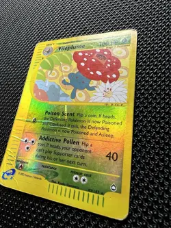 Vileplume - 43/147 - Pokemon Aquapolis Reverse Holo Rare Card HP - Image 3