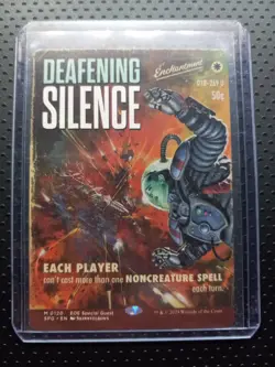 Magic The Gathering MTG Edge Of Eternities #120 Deafening Silence Borderless - Image 3