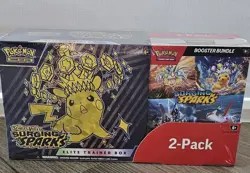 Pokemon Surging Sparks Elite Trainer Box + Booster Bundle FACTORY SEALED -NEW - Image 1
