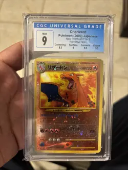 Charizard Pokemon 2000 Reverse Foil Neo Premium File 2 Promo Reverse Holo - Image 1