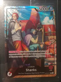 Shanks One Piece Promo Foil OP09-001 PSA Magazine Promo - Brand New Sealed - Image 1