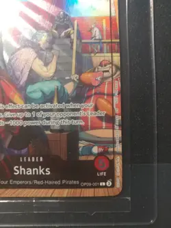 Shanks One Piece Promo Foil OP09-001 PSA Magazine Promo - Brand New Sealed - Image 3