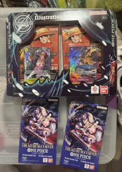 One Piece Illustration Box Vol.6 + 2 Azure Sea’s Seven Booster Packs - Brand New - Image 1