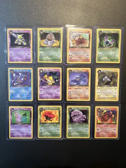 Pokemon Team Rocket 1st Edition 32x Cards Non Holo Rares, Uncommons/commons - Image 1