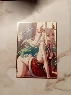 Waifu Anime Cards TCG | One Piece - Yamato [ METAL CARD ] Sexy Anime Hentai Girl - Image 1