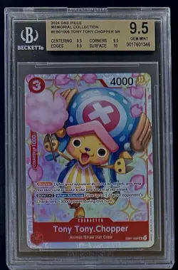 BGS 9.5 One Piece EB01-006 SR Tony Tony.Chopper - English - Memorial Collection - Image 1