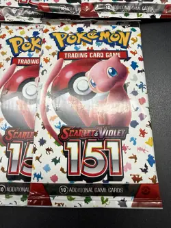 Lot of (9) Pokemon TCG 151 Booster Packs Factory Sealed NEW! - Image 2