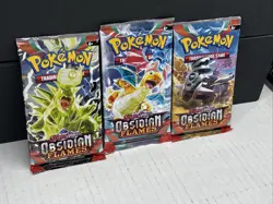 Lot Of 3 | Pokemon TCG S&V Obsidian Flames Booster Packs | Factory Sealed NEW 🔥 - Image 2