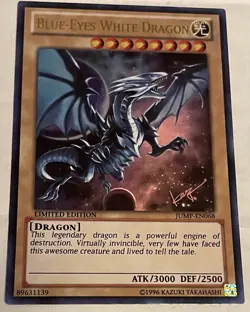 Yu-Gi-Oh Blue-Eyes White Dragon JUMP-EN068 LIMITED EDITION - Image 1