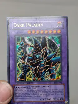 Yugioh Dark Paladin DMG-001 Limited Edition Secret Rare - MP- - Image 3