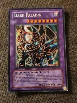 1996 Yugioh Dark Paladin DMG-001 Secret Rare Limited Edition MP - Image 1