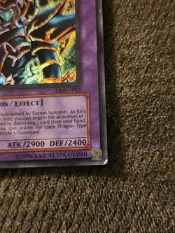 1996 Yugioh Dark Paladin DMG-001 Secret Rare Limited Edition MP - Image 4