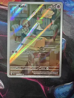 Ralts 211/198 Pokemon Scarlet Violet Base Illustration Rare Card (NM) - Image 1