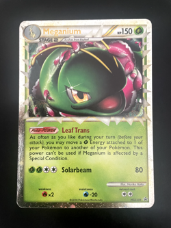 Meganium Prime HGSS08 Holo Promo Pokemon TCG Card Heartgold & Soulsilver LP - Image 1