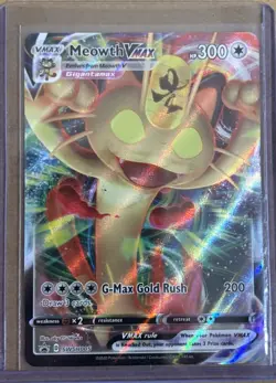 Meowth VMAX SWSH005 Promo Cards Holo NM Combined Shipping - Image 1
