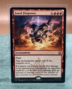 MTG Avatar The Last Airbender Fated Firepower Enchantment M 0132 Regular NM - Image 1