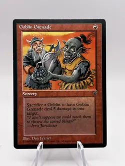 Goblin Grenade (Frazier) Fallen Empires MTG LP - Image 1