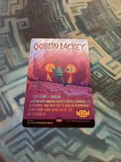 MTG Rainbow Foil Goblin Lackey NM Unplayed Secret Lair Drop - Image 2