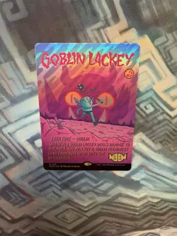 MTG Rainbow Foil Goblin Lackey NM Unplayed Secret Lair Drop - Image 3