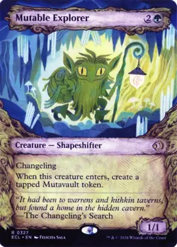 MTG Mutable Explorer (Showcase) Lorwyn Eclipsed - Regular - Image 1