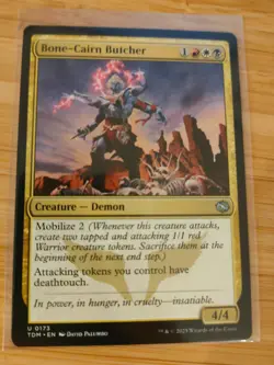 MTG Bone-Cairn Butcher 0173 Tarkir: Dragonstorm M/NM Free UK P&P - Image 1