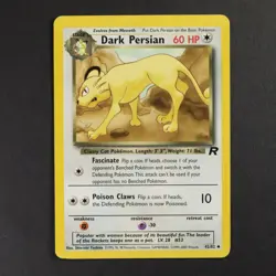 Dark Persian 42/82 Team Rocket Pokemon TCG P-LP Great Condition - Image 1